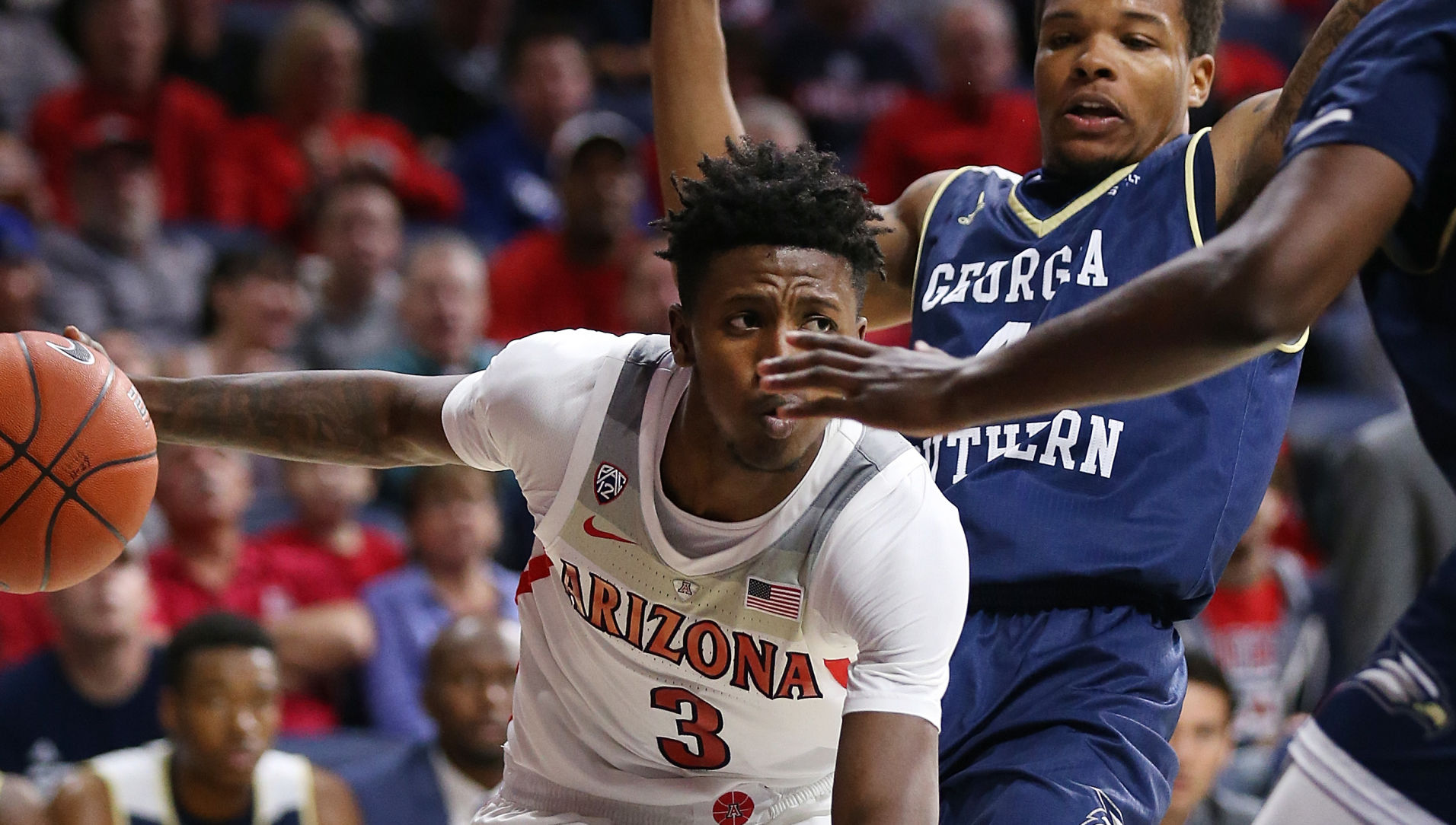 Arizona Wildcats 100, Georgia Southern Eagles 70